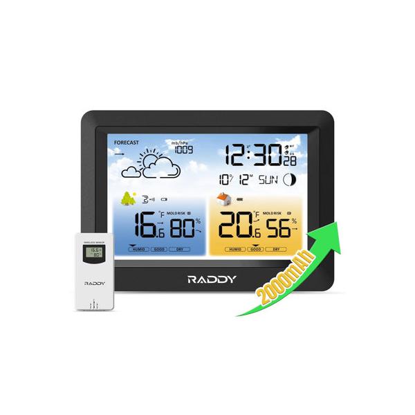 raddy-weather-station-wireless-indoor-outdoor-thermometer-hygrometer-barometer-|-3.4-h-x-5.6-w-in-|-wayfair-wm6/