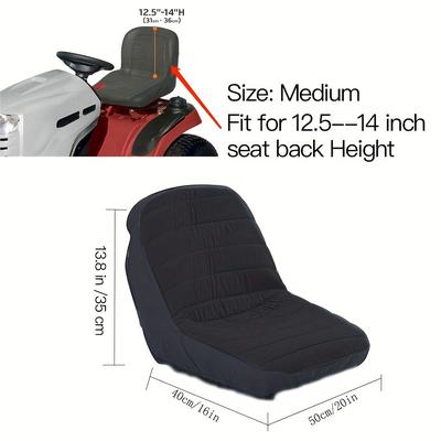 1pc Riding Lawn Mower Seat Cover, Waterproof Tract...