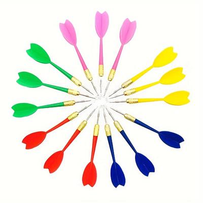 15pcs Professional Plastic Arrows Soft Arrows For Indoor Game