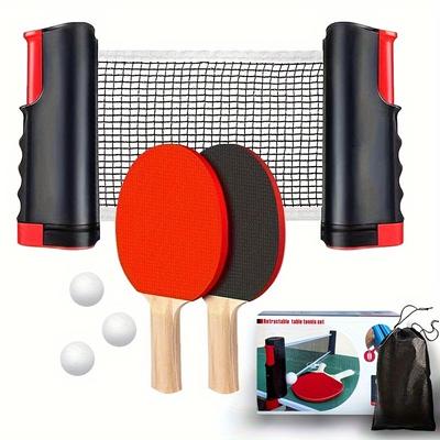 Table Tennis Training Retractable Net, Portable Pi...
