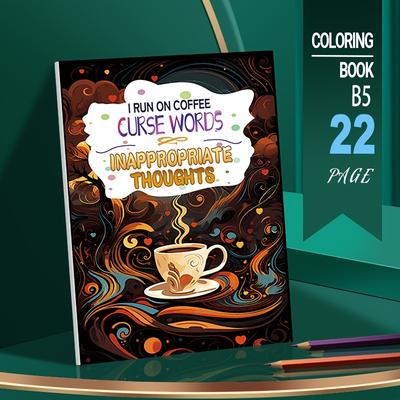 A Coloring Book With 22 Pages Of Thickened Paper, ...