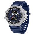 Montre Digitale SANDA pour Hommes Montre de Sport en Plein Air Mode Montre-bracelet Lumineuse Chronomètre Réveil Compte à Rebours Montre TPU