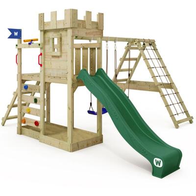Wickey - Klettergerüst GateFlyer Spielturm mit Schaukel und Kletteranbau, Wasseranschluss, Image