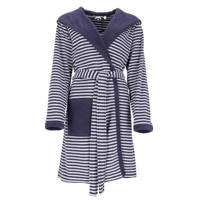 Esprit - Esprit Bademäntel Damen Kapuze Striped Hoody Navy blue - 0008