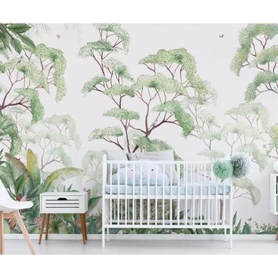 GK Wall Design Forest Green Tropical Tree Removable Wallpaper