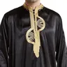 New Dubai Saudi Men's Embroidered Robes Muslim Menswear Arab Middle Eastern Clothing