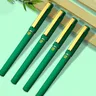 3/6 stücke Gel schreiber 1 0mm grüne Gel schreiber Harts tift Metallstift clip glattes Schreiben