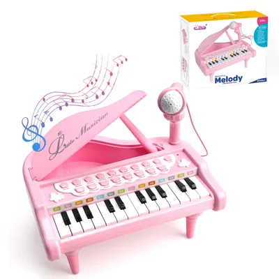 Children's Electronic Keyboard Piano Toys With Microphone Mini Piano Toys Kid Musical Instrument