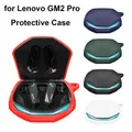 Custodia per cuffie per Lenovo GM2 PRO Custodia per cuffie wireless Borsa per il trasporto in silicone Protezione antiurto per auricolari con moschettone