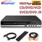 Woopker lettore DVD HD-229 Home Full HD lettore CD/ EVD/ VCD con uscita AV e HDMI microfono USB 110V