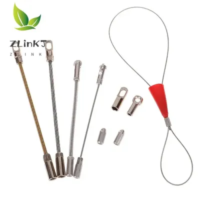 Electrician Automatic Thread Guide Connector Head Thread Guide Wire Cable Elastic Threader Cable