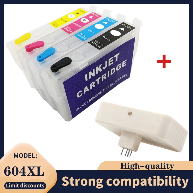604 604XL T604 nachfüllbare Tintenpatrone für Epson XP-2200 XP-2205 XP-3200 XP3205 4200 4205 WF-2910 2950 2935 2930 Image