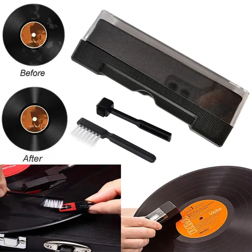 3 Stück Schallplatten reiniger Kit Plattenspieler-Reinigungs kit Schallplatten reiniger Reinigungs