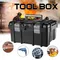 Large Tool Box Waterproof Shockproof Hard Case Box Empty Tool Case Household Electrician Toolbox