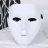 Halloween-Maske maskierte Tänzerin Ghost Dance Step PVC weiße Street Dance Maske Ball Männer und