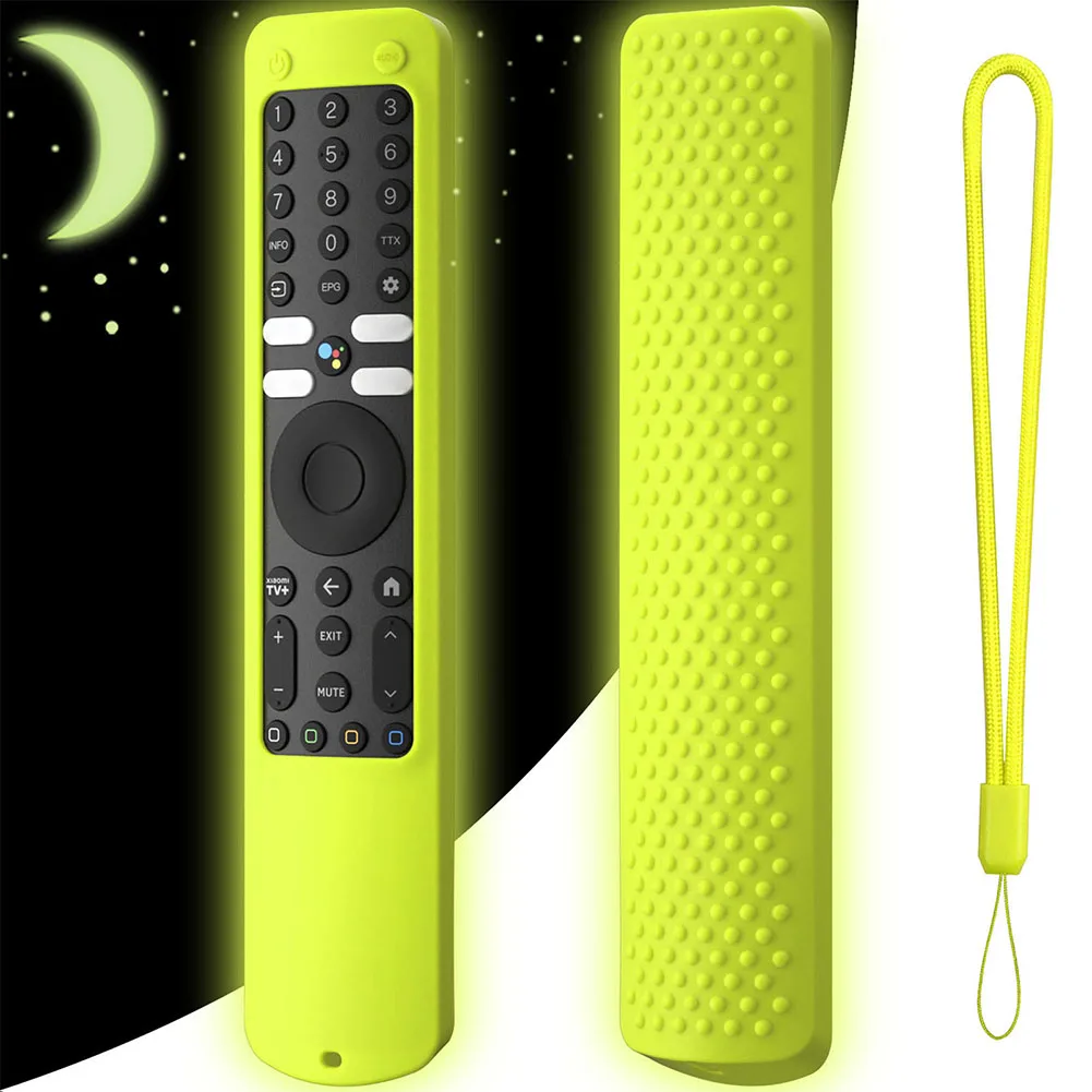 Silikon hülle für Xiaomi Ultra HD 4k Qled TV Q2 50 "55" 65 "Schutzhülle Anti-Drop-Schutzhülle mit Anti-Lost-Lanyard Image