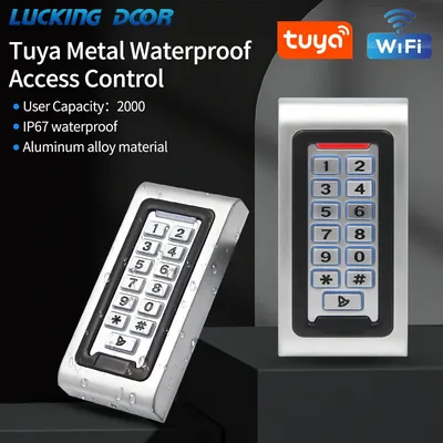 Outdoor IP68 Waterproof WiFi Tuya App Access Control All Metal Keypad S601-Wifi Smart Door Lock RFID Access Controller Opener