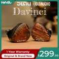 Auricolari intrauricolari ibridi HiFiGo DUNU x Gizaudio DaVinci 2DD+4BA con cavo di terminazione intercambiabile da 3,5 mm+4,4 mm