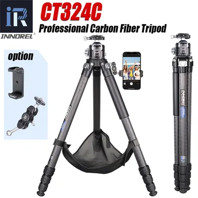 Kompaktes Kohle faser stativ mit Stein tasche innorel ct324c Hochleistungs-Reise kamerast änder für Canon Sony Nikon DSLR-Camcorder