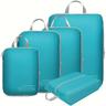 5 Pcs Compression Packing Cubes For Travel, Travel Luggage Organizers, Travel Essentials Compression Cubes For Carry On Suitcases
