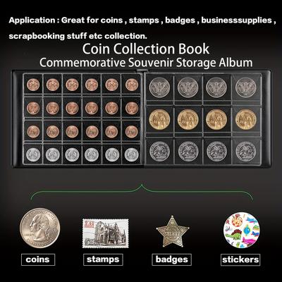 Coin Collector Album With 312 Pockets For 20-46mm ...