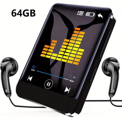64gb Touch Screen Mp3 Music Player - Hd Speaker, F...