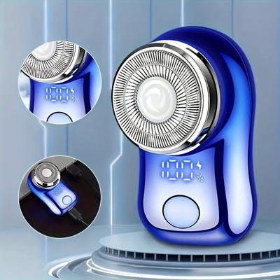 Mini Portable Electric Shaver With Intelligent Dig...