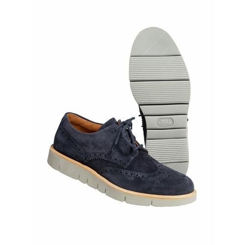 Mey & Edlich Herren Business-Schuhe Blau einfarbig