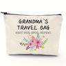 Mothers Day Gifts For Grandma From Granddaughter Grandson, Grandma Birthday Thanksgiving Christmas Gifts, Travel Makeup Bag, Mimi Gifts For Grandma