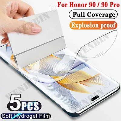 5 Pcs Hydrogel Film For Honor 90 100 200 300 Pro Lite Magic 7 6 5 Pro Lite X9A X8A X7A X9B X8B X7B