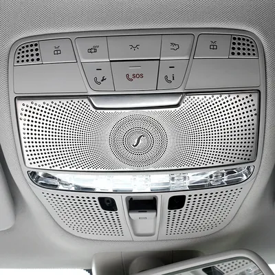 Car Interior Front Reading Light Cover Trim Lamp Frame Sticker for Mercedes Benz S205 W205 GLC X253