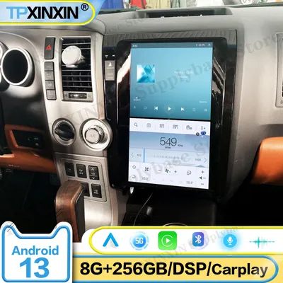 Qualcomm 8core Car Radio Screen Android Auto For Toyota Tundra Sequoia 2007~ 2011 GPS Navigation Audio Stereo Receiver Head Unit