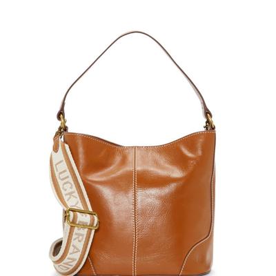 Lucky Brand Cali Bucket Bag - Women's Accessories Bags Bucket Bag in Rust Brown