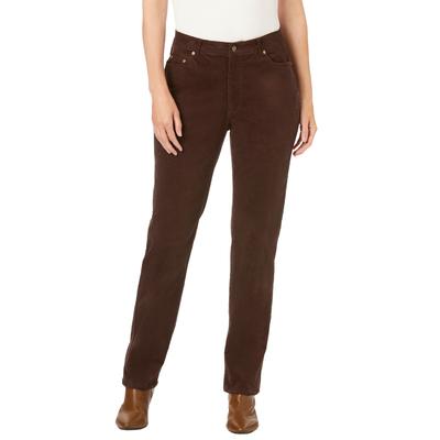 Plus Size Women's Stretch Corduroy Bootcut Jean by Woman Within in Chocolate (Size 22 W)