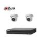 Kit videosorveglianza dome poe ip 2 telecamere Dahua 2 mpx