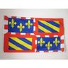 BANDIERA BORGOGNA 150x90cm - BANDIERA BOURGOGNE IN FRANCIA 90 x 150 cm - AZ FLAG