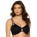 Plus Size Women's Amaranth Unlined Minimizer Bra by Paramour in Black (Size 38 H)