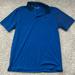 Under Armour Shirts | Mens Blue Stripe Under Armor Short Sleeve Polo | Color: Blue | Size: M