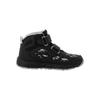 Sneaker JACK WOLFSKIN "WOODLAND 2 TEXAPORE MID VC K", Kinder, Gr. UK 2 - EU 34, Normalschaft, grau (phantom), Hauptmaterial: Synthetic ; ;Second Material: Textile; Futter: Texapore Core ;Sole: Rubber / EVA; 100% Rubber/ EVA, Schuhe