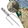 Parasol Base Mount Lawn for Parasol Insert with Ground Umbrella Stand Anchor Beach Fixed Anchor