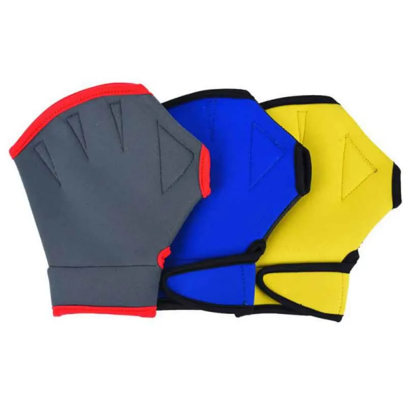 Schwimm handschuhe vom Typ Neopren frosch Schnorcheln Tauchen Schwimm paddel Palm Webbed kratz feste Handschutz ausrüstung Image