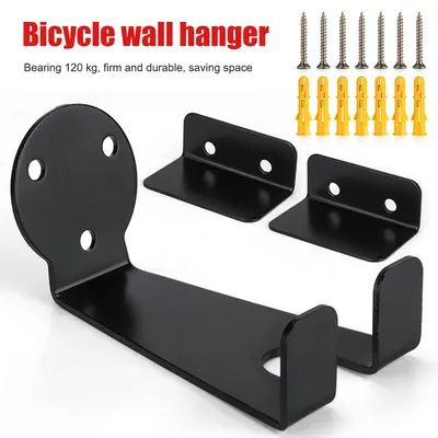 Bicycle Wall Mount Hanger Heavy Duty Bike Holder Rack Bike Wall Hanger Hooks Bike Display Rack for Mountain Bike Road Bike