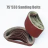 "10Pcs 75*533 Sanding Belts 75*533mm Sanding Band 3""*21"" Sanding Screen(Grit 40 60 80 120 180)For"