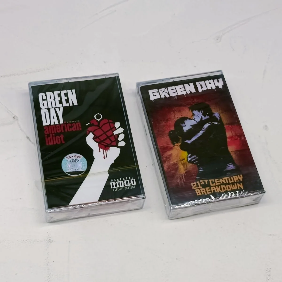 Punk Rock Green Day Billie Joe Musik Tape Idiot Album Musik Rekord Kassetten Cosplay Walkman Auto Recorder Soundtracks Box Prop Image