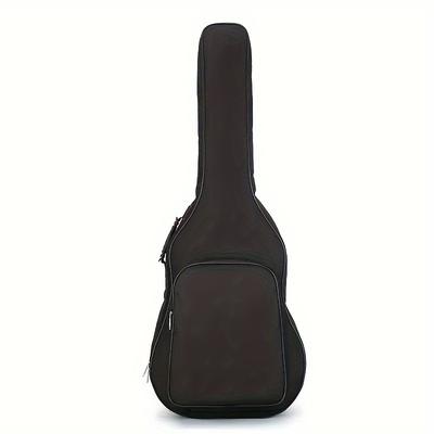 TEMU 1pc 41 Inch Folk Guitar Bag Waterproof Wear-resistant Padded Cotton Guitar Bag