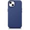 Custodia in pelle naturale per iPhone 14 MagSafe Case Cover in pelle blu