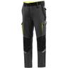 Sparco DC Tech Trousers pantaloni tecnici grigio scuro/giallo fluo Tg.XXL con inserti di rinforzo