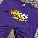 Nike Shirts | 2000s Nike Lsu Tigers Shirt | Color: Gold/Purple | Size: Xxl