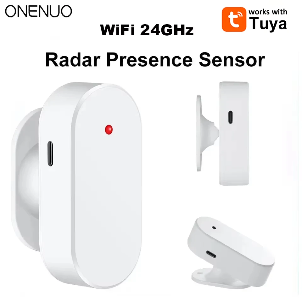 Tuya WiFi Human Presence Detector Smart Human Body PIR Sensor 24GHz Radar Millimeter Wave Detector Motion Sensors