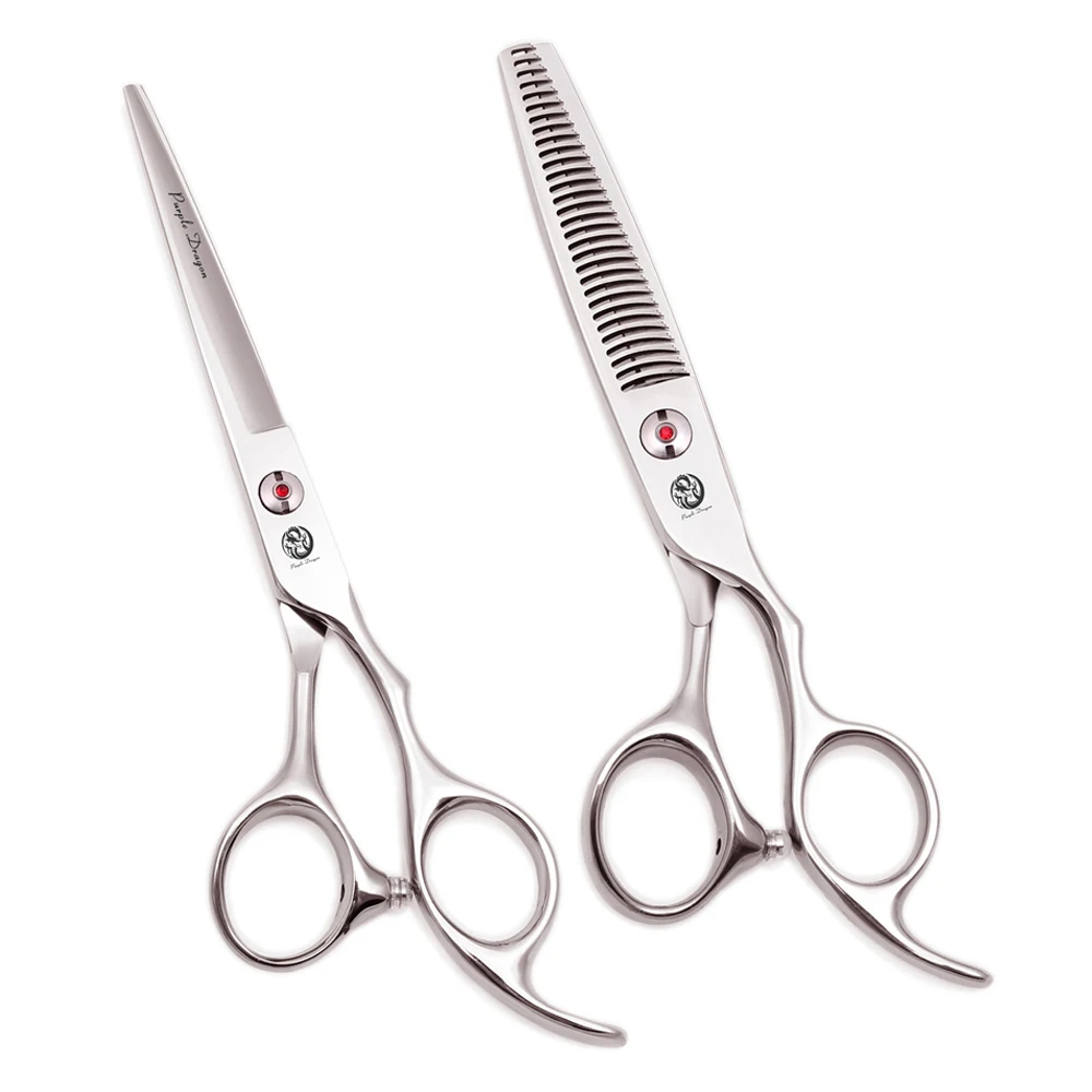Profession elle Haars chere Japan 440c lila Drache 6 "Haars ch neides chere Friseur Ausdünnung schere Haarschnitt Set Rasiermesser z2003 Image